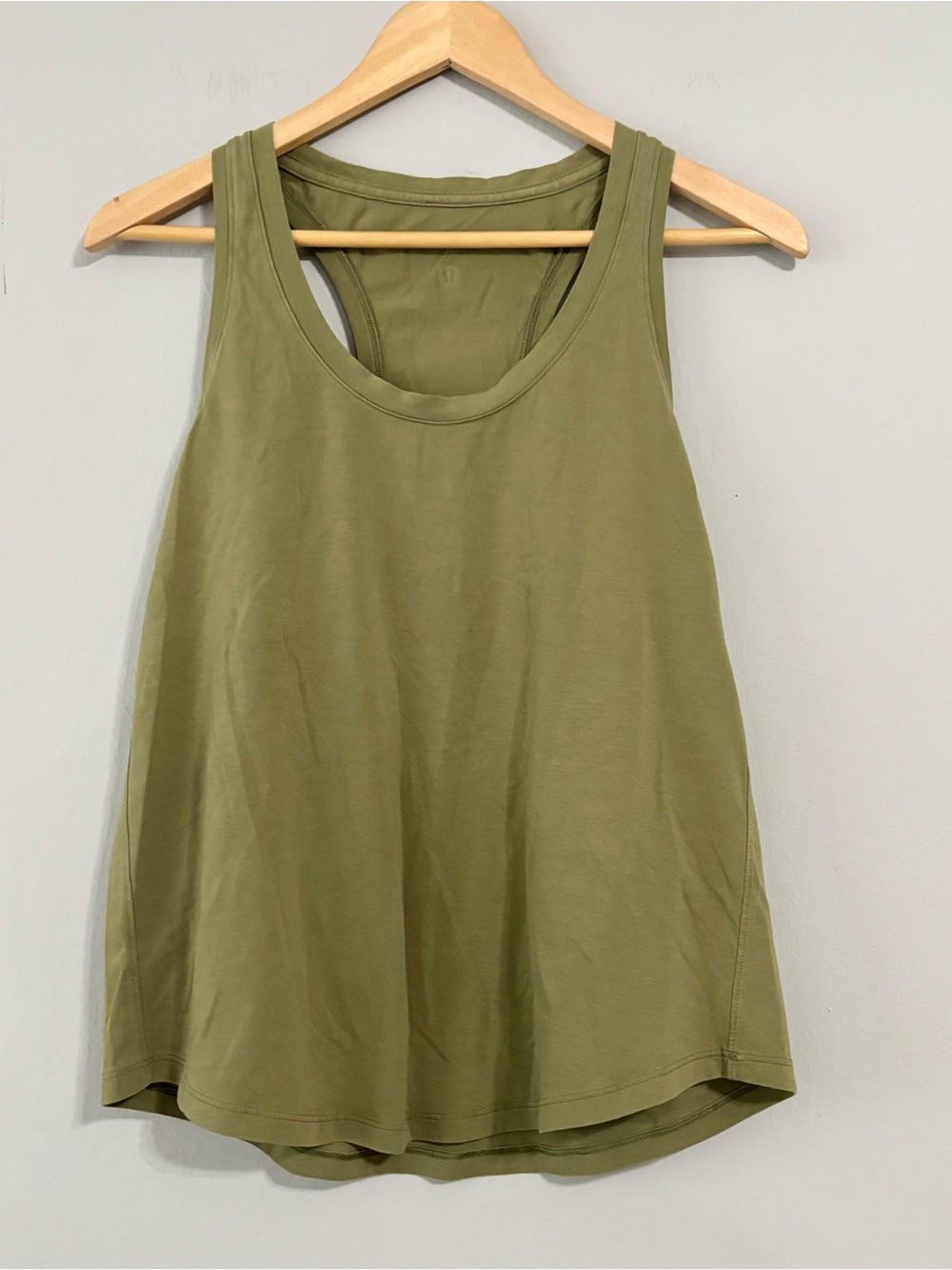 Lululemon Olive Green Racerback Athletic Tank Top